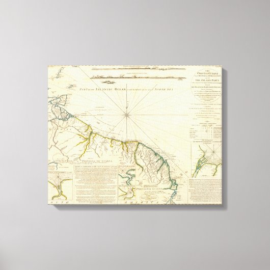 Guyana-kust Canvas Afdruk (Voorkant)