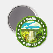 Guyana Magneet (Voorkant / Achterkant)