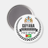Guyana Magneet (Voorkant / Achterkant)