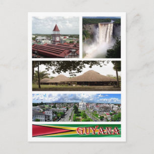 Guyana - Mozaïek - Briefkaart