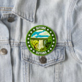 Guyana Ronde Button 7,6 Cm (In situ)