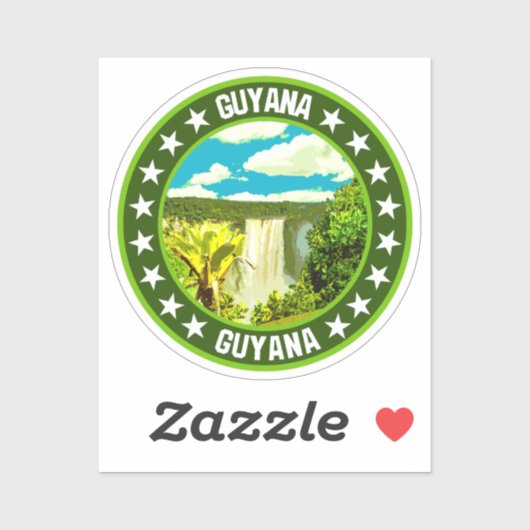 Guyana Sticker (Vel)