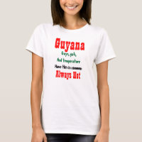 Guyana t-shirts chauds filles et garçons