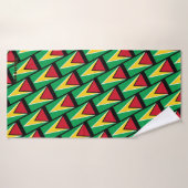 Guyana-vlag 01 badhanddoek (Badhanddoek)