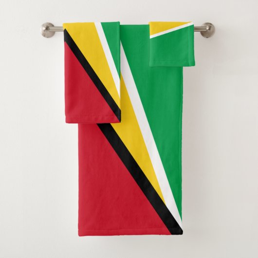 Guyana vlag bad handdoek (Insitu)