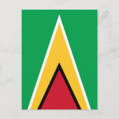 Guyana vlag briefkaart (Voorkant)