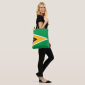 Guyana vlag draagtas (Op model)