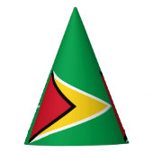 Guyana vlag feesthoedjes (Voorkant)