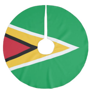 Guyana vlag kerstboom rok