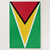 Guyana vlag legpuzzel (Verticaal)