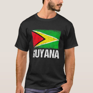 Guyana Vlag Mannen Vrouwen Kind Patriottisch T-shirt