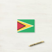 Guyana vlag post-it® notes (Op bureau)