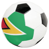 Guyana vlag voetbal (Drie kwart)
