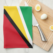 guyana - vlaghanddoek theedoek (Quarter Fold)