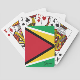 Guyana-vlagspelen, speelkaarten voor Guyana