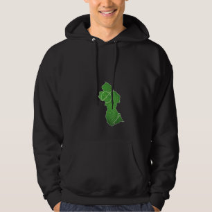 Guyana Voetbal Voetbalveld Hoodie