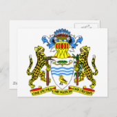 Guyana wapen briefkaart (Voorkant / Achterkant)