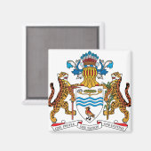 Guyana wapenstilstand magneet (Voorkant / Achterkant)