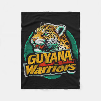 Guyana Warriors Vintage Look Cricket Fleece Deken
