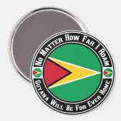 Guyana zal voor altijd thuis zijn magneet (Voorkant / Achterkant)