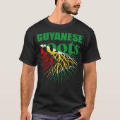 Guyanais enracine le T-shirt fier de cadeau de (Devant)