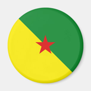 Guyane Fisheye Flag Magnet Magneet