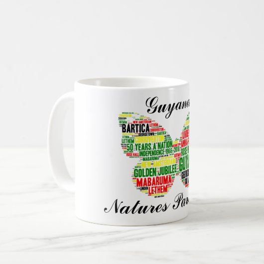 Guyane Municipalité Mug (Devant gauche)