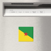 Guyane Vlag GF Magneet (Insitu (Vaatwasser))