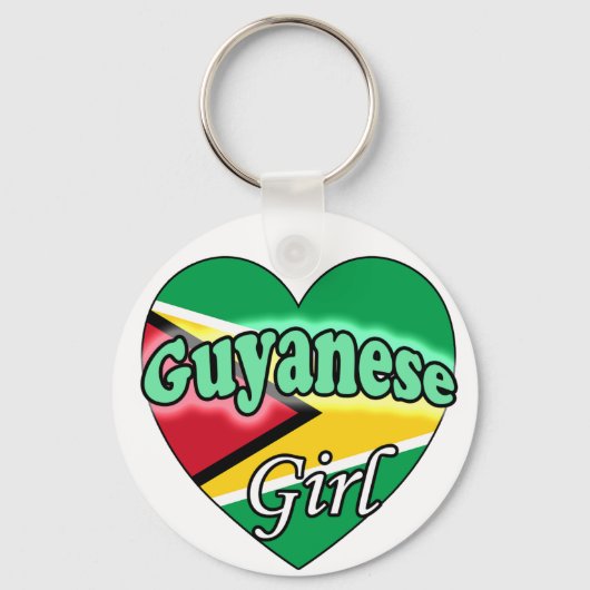 Guyanese Girl Sleutelhanger (Voorkant)