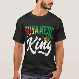 Guyanese koning Guyana Guyana vlag T-shirt
