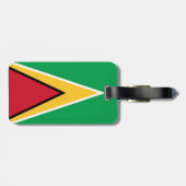 Guyanese vlag bagagelabel (Achterkant horizontaal)