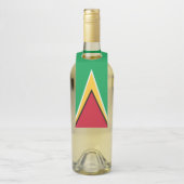 Guyanese vlag flessenhanger (Op fles)