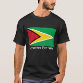 Guyanese voor het leven t-shirt (Voorkant)