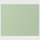 Guyenne Green Olive Pattern Wrapping Paper Cadeaupapier (Vlak)
