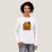 Guys Am I Cooked? Funny Cat Meme Panic Reaction Tri-Blend Shirt (Voorkant)