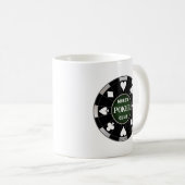 Guy's Gal's Poker Club Black Poker Chip Coffee Mug (Devant droit)
