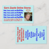 Guy's Zazzle Visitekaartje (Voorkant / Achterkant)