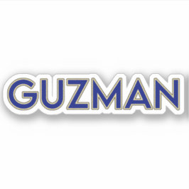 GUZMAN 02 — 3-INCH STICKER