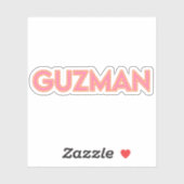 GUZMAN 03 — STICKER 3" (Feuille)