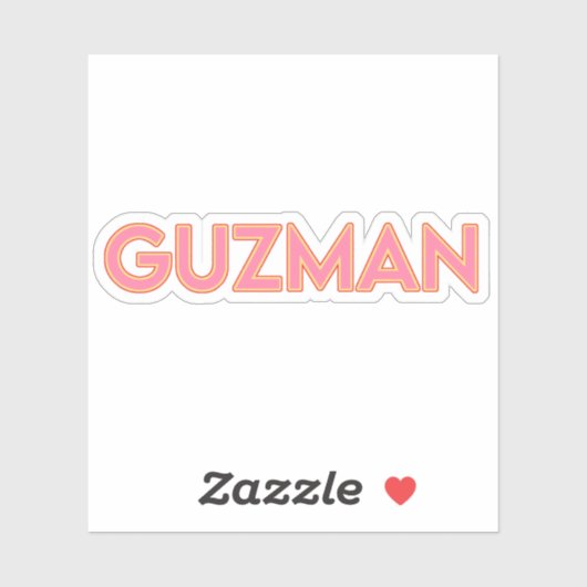 GUZMAN 03 — STICKER 3" (Feuille)