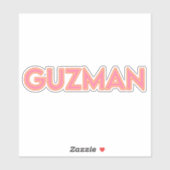 GUZMAN 03 — STICKER 6" (Feuille)