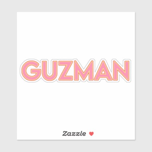 GUZMAN 03 — STICKER 6" (Feuille)