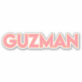 GUZMAN 03 — STICKER 6" (Devant)