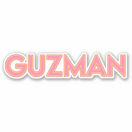 GUZMAN 03 — STICKER 6" (Devant)
