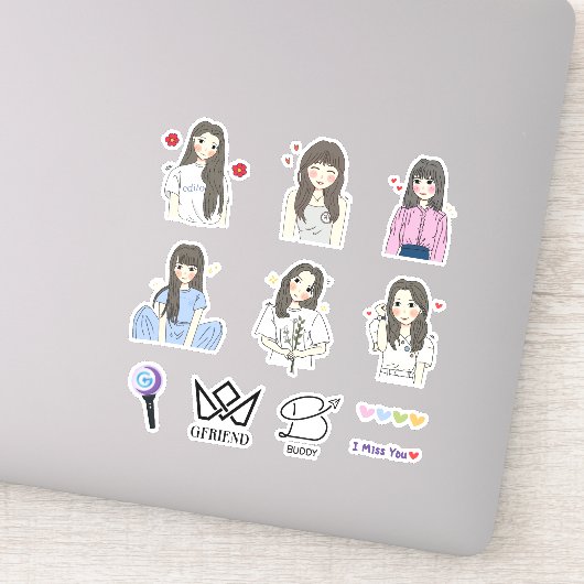 Gvriend Sticker (Kpop) (Detail)
