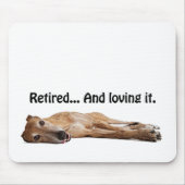 GVV Greyhound in ruste en liefhebbend Muismat (Voorkant)