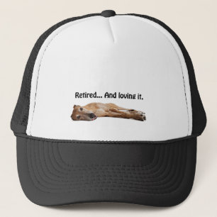 GVV Greyhound in ruste en liefhebbend Trucker Pet