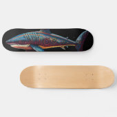 GW Shark - Aboriginal stijl - Skateboard Deck (Horizontaal)