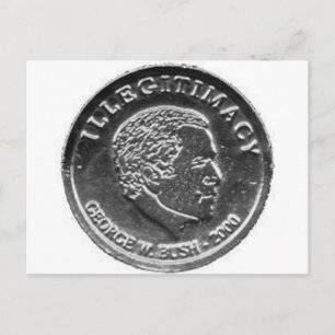 GW-STRUIK SILVER STOLEN-VERKIEZINGSKAART VOOR MUNT BRIEFKAART