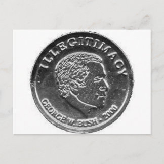 GW-STRUIK SILVER STOLEN-VERKIEZINGSKAART VOOR MUNT BRIEFKAART